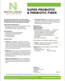 Non-Diary Super Probiotic & Prebiotic Fiber 120 Veg Caps.