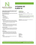 Vitamin D3 5,000 IU  120 Caps.
