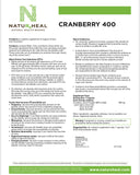 Cranberry 400  (60) vegetarian caps 400 mg
